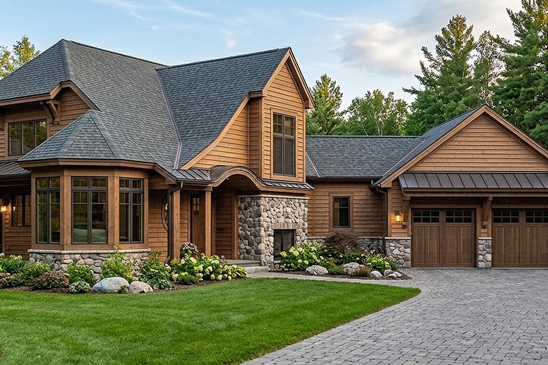 House Blueprint - Exterior - Front Elevation for Traditional House Plan #928-238 - 3 bed, 3.5 bath