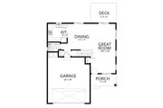 Contemporary Style House Plan - 3 Beds 2.5 Baths 1438 Sq/Ft Plan #112-187 