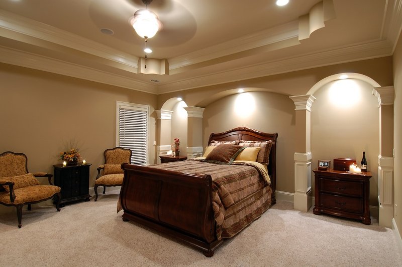 House Plan Design - Interior - Master Bedroom for Traditional House Plan #54-483 - 4 bed, 2.5 bath
