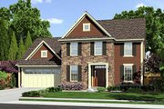 Traditional Style House Plan - 4 Beds 2.5 Baths 1969 Sq/Ft Plan #46-474 