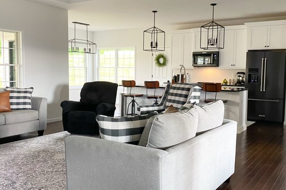 Interior - Family Room for Farmhouse House Plan #430-160 - 3 bed, 2.5 bath