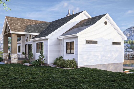 Exterior - Other Elevation 1 for Beach House Plan #455-483 - 2 bed, 2.5 bath