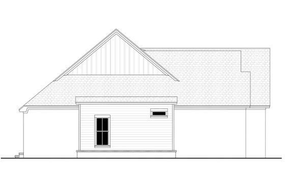 Exterior - Other Elevation for Farmhouse House Plan #430-338 - 4 bed, 2 bath