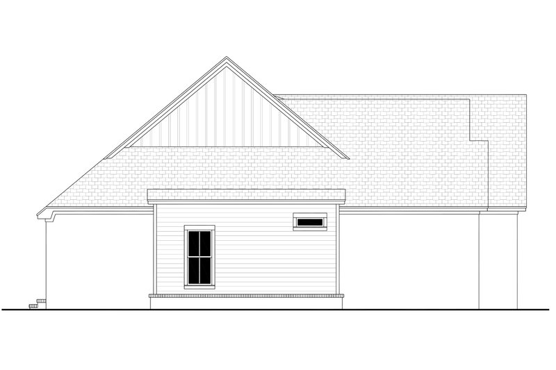 House Blueprint - Exterior - Other Elevation for Farmhouse House Plan #430-338 - 4 bed, 2 bath