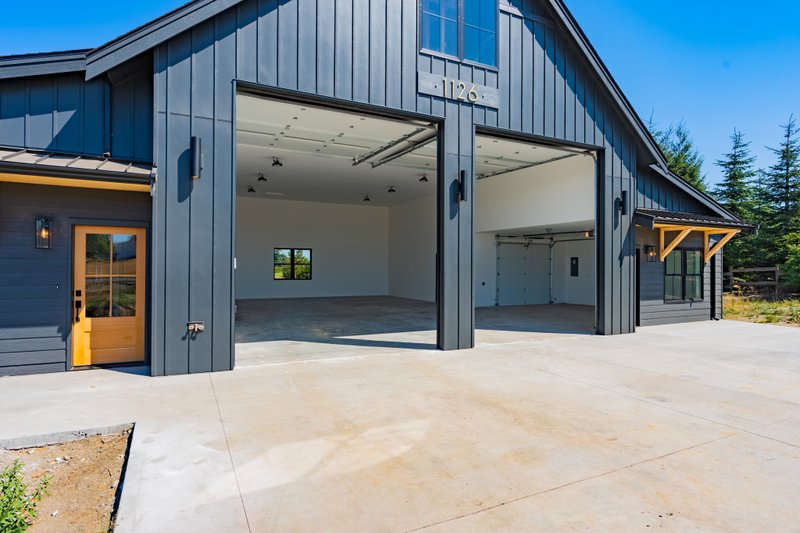 Architectural House Design - Exterior - Front Elevation 5 for Barndominium House Plan #1070-121 - 1 bed, 1 bath
