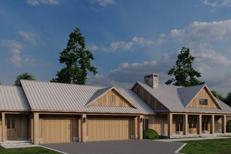 House Plan Design - Exterior - Front Elevation 3 for Farmhouse House Plan #923-436 - 3 bed, 2.5 bath