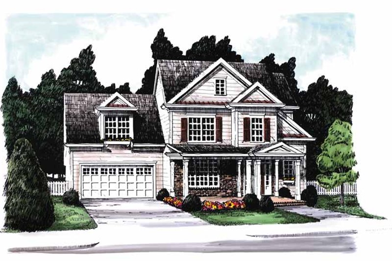 Dream House Plan - Country Exterior - Front Elevation Plan #927-568