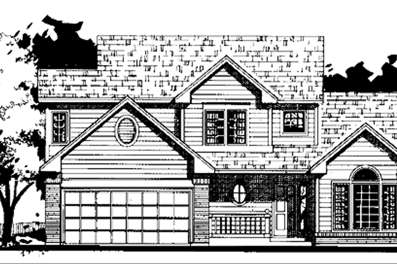 Home Plan - Country Exterior - Front Elevation Plan #300-134
