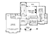 Traditional Style House Plan - 4 Beds 3 Baths 2569 Sq/Ft Plan #929-829 