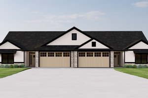 Craftsman Exterior - Front Elevation Plan #1064-325