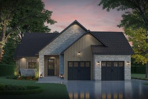 Architectural House Design - Ranch Exterior - Front Elevation Plan #23-2891