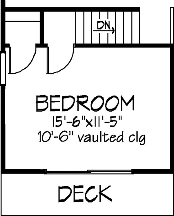 Dream House Plan - Contemporary Floor Plan - Upper Floor Plan #320-792