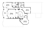European Style House Plan - 4 Beds 3.5 Baths 3872 Sq/Ft Plan #411-884 