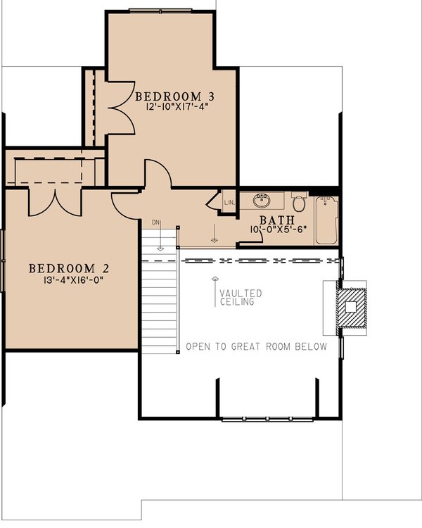 House Plan Design - Craftsman Floor Plan - Upper Floor Plan #923-295