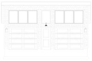 Contemporary Style House Plan - 0 Beds 0 Baths 720 Sq/Ft Plan #1060-284 
