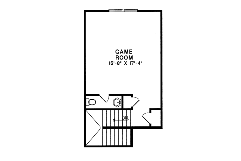 Home Plan - Floor Plan - Upper Floor for Country House Plan #17-2747 - 3 bed, 2 bath