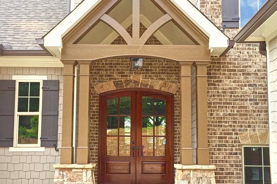 Exterior - Front Elevation 6 for Country House Plan #437-80 - 4 bed, 3.5 bath