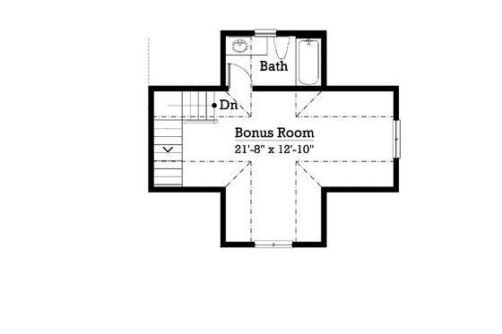 Floor Plan - Other Floor for Country House Plan #930-248 - 3 bed, 2 bath