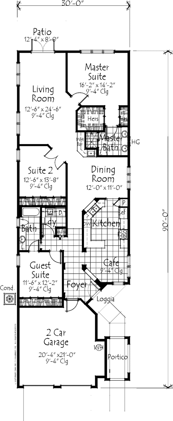Dream House Plan - European Floor Plan - Main Floor Plan #1007-63