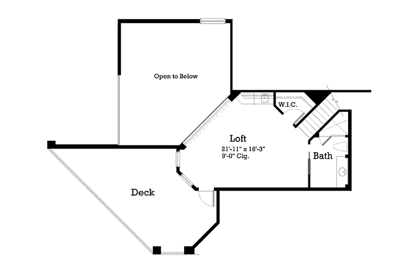 Home Plan - Floor Plan - Upper Floor for Mediterranean House Plan #930-189 - 3 bed, 4.5 bath