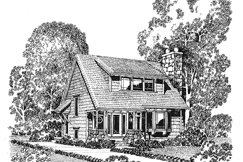 Dream House Plan - Craftsman Exterior - Front Elevation Plan #1016-6