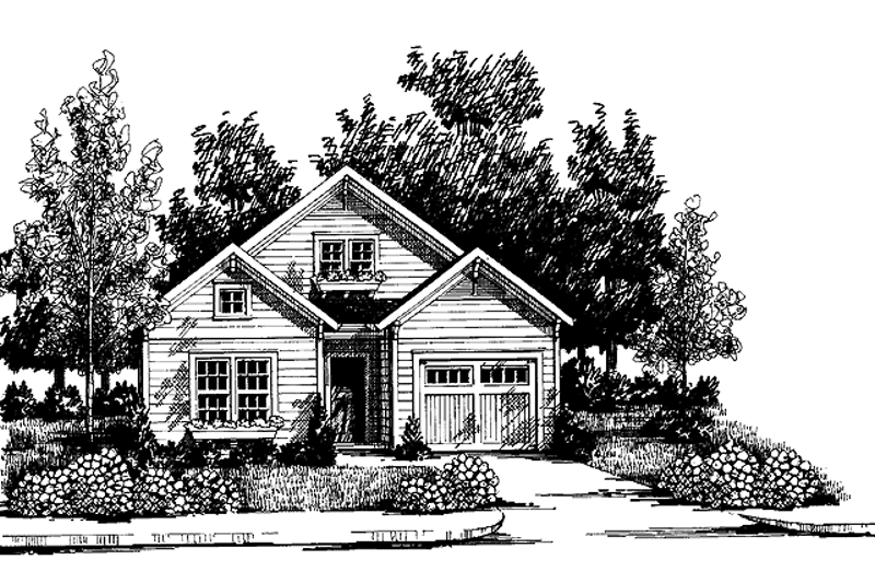 House Plan Design - Exterior - Front Elevation 3 for Craftsman House Plan #927-301 - 3 bed, 2 bath