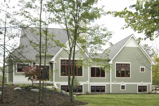 Exterior - Rear Elevation for Bungalow House Plan #928-169 - 2 bed, 2.5 bath