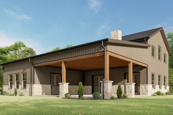 Exterior - Other Elevation for Barndominium House Plan #1092-53 - 3 bed, 2.5 bath