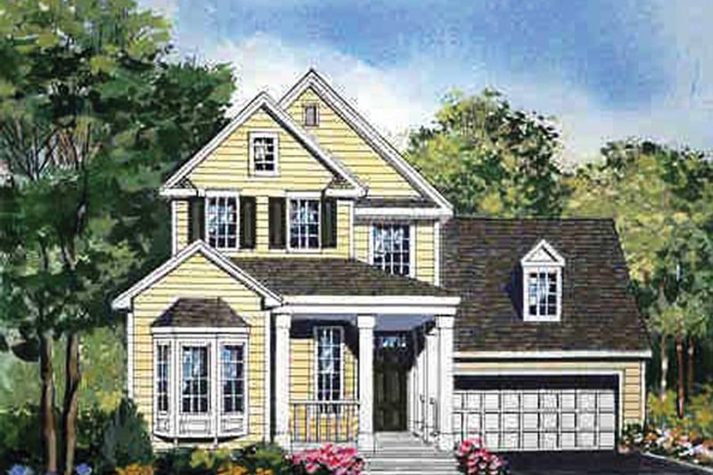 Home Plan - Country Exterior - Front Elevation Plan #314-291