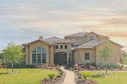 Mediterranean Style House Plan - 4 Beds 3.5 Baths 3140 Sq/Ft Plan #80-126 