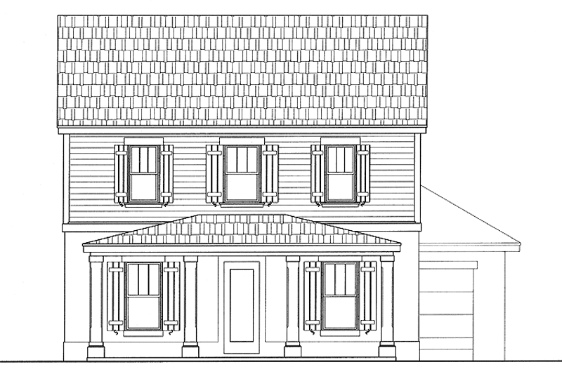 Home Plan - Classical Exterior - Front Elevation Plan #999-151