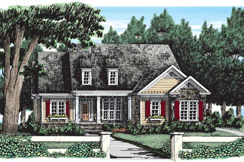 House Design - Country Exterior - Front Elevation Plan #927-262