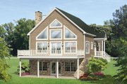 Cabin Style House Plan - 4 Beds 3 Baths 1691 Sq/Ft Plan #1010-148 