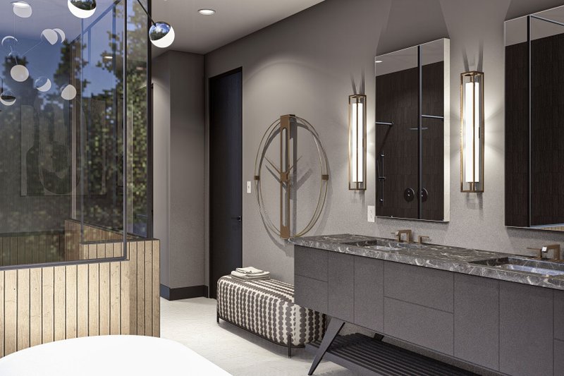 Dream House Plan - Interior - Bathroom 1 for Modern House Plan #455-456 - 4 bed, 3.5 bath