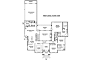 Southern Style House Plan - 5 Beds 3.5 Baths 4509 Sq/Ft Plan #81-1353 
