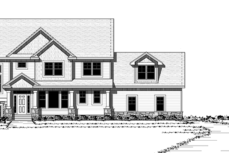 House Plan Design - Traditional Exterior - Front Elevation Plan #51-668