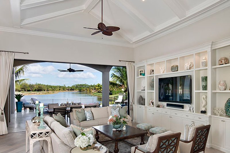 Dream House Plan - Interior - Family Room for Mediterranean House Plan #1017-166 - 4 bed, 4.5 bath