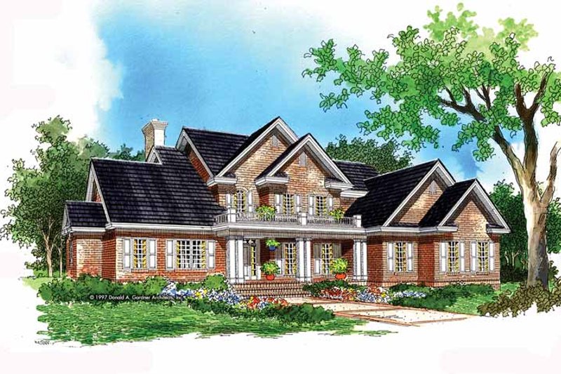 Traditional Style House Plan - 4 Beds 3 Baths 2682 Sq/Ft Plan #929-472