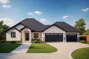 European Style House Plan - 3 Beds 2 Baths 1207 Sq/Ft Plan #112-269 Exterior 