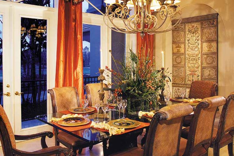 Home Plan - Interior - Dining Room for Mediterranean House Plan #930-316 - 3 bed, 4.5 bath