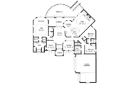 European Style House Plan - 4 Beds 3 Baths 3075 Sq/Ft Plan #15-135 