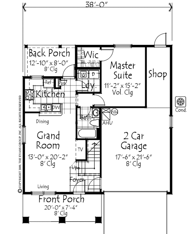 Home Plan - Country Floor Plan - Main Floor Plan #1007-15
