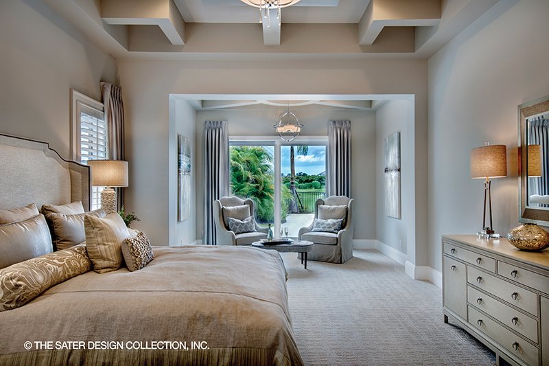 Dream House Plan - Interior - Master Bedroom for Mediterranean House Plan #930-449 - 3 bed, 3.5 bath