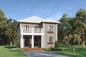 Traditional Exterior - Front Elevation Plan #44-184