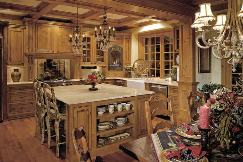 Architectural House Design - Interior - Kitchen for Victorian House Plan #132-255 - 4 bed, 4.5 bath
