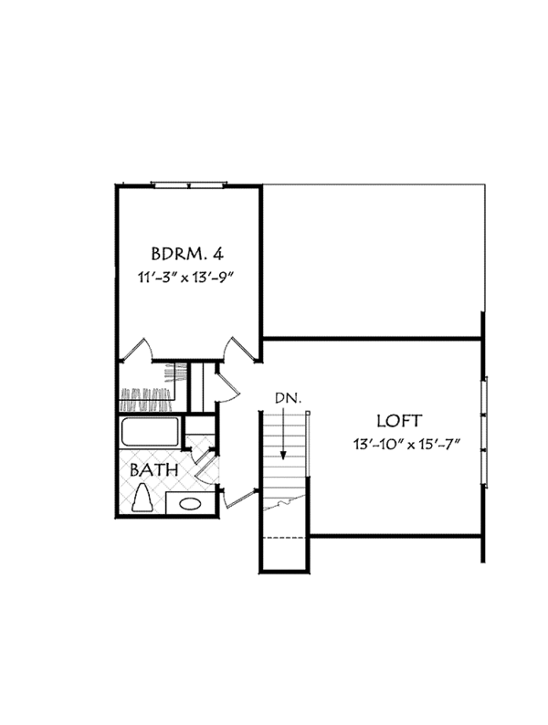 Architectural House Design - Colonial Floor Plan - Other Floor Plan #927-528
