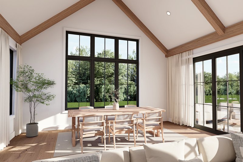 House Blueprint - Interior - Dining Room for Ranch House Plan #23-2891 - 2 bed, 1.5 bath