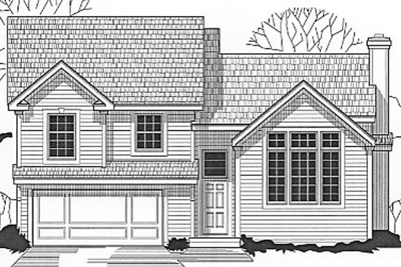 Traditional Style House Plan - 3 Beds 2 Baths 1356 Sq/Ft Plan #67-632