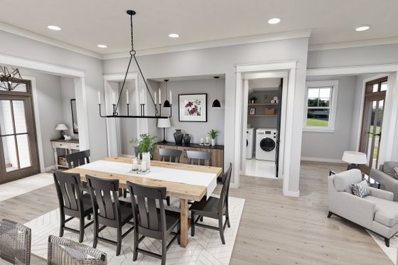 Interior - Dining Room 1 for Farmhouse House Plan #51-1269 - 3 bed, 3.5 bath