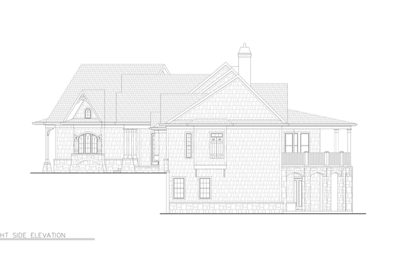 Exterior - Other Elevation 2 for Craftsman House Plan #54-727 - 3 bed, 2.5 bath